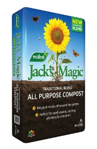 Compost JACKS MAGIC Multi Purpose Peat Red. 50Ltr. (65PP)