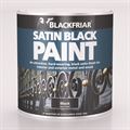 Satin Black Paint - 1 litre