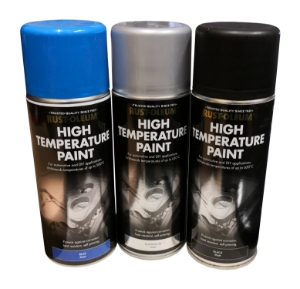 Paint High Temperature Resistant Matt 400ml Aero. - Various Colours