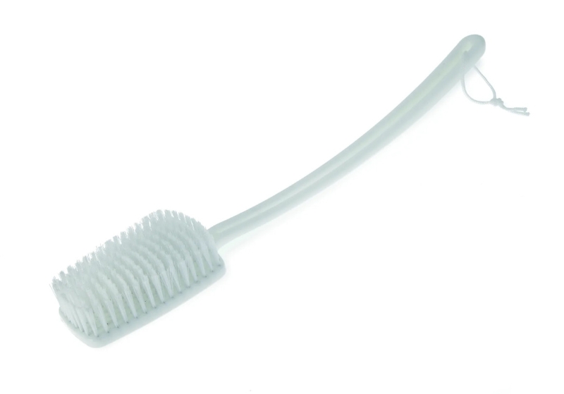 Warrior Bath Brush Long Handle White Warrior Warehouses Ltd