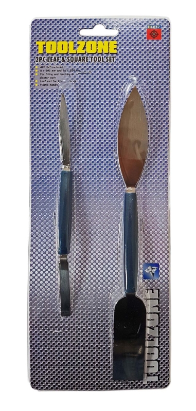 Warrior - Trowel Small Tool Set x2 Leaf & Square - Warrior Warehouses Ltd